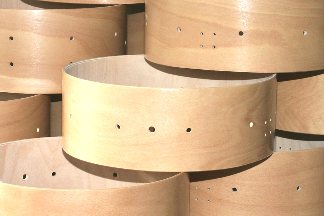 Klangkörper aus Buchenholz