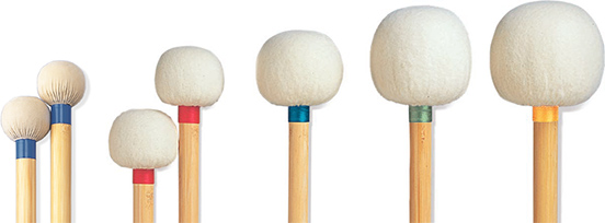 Bass Drum Mallets PLAYWOOD BD-10W, BD-10~50